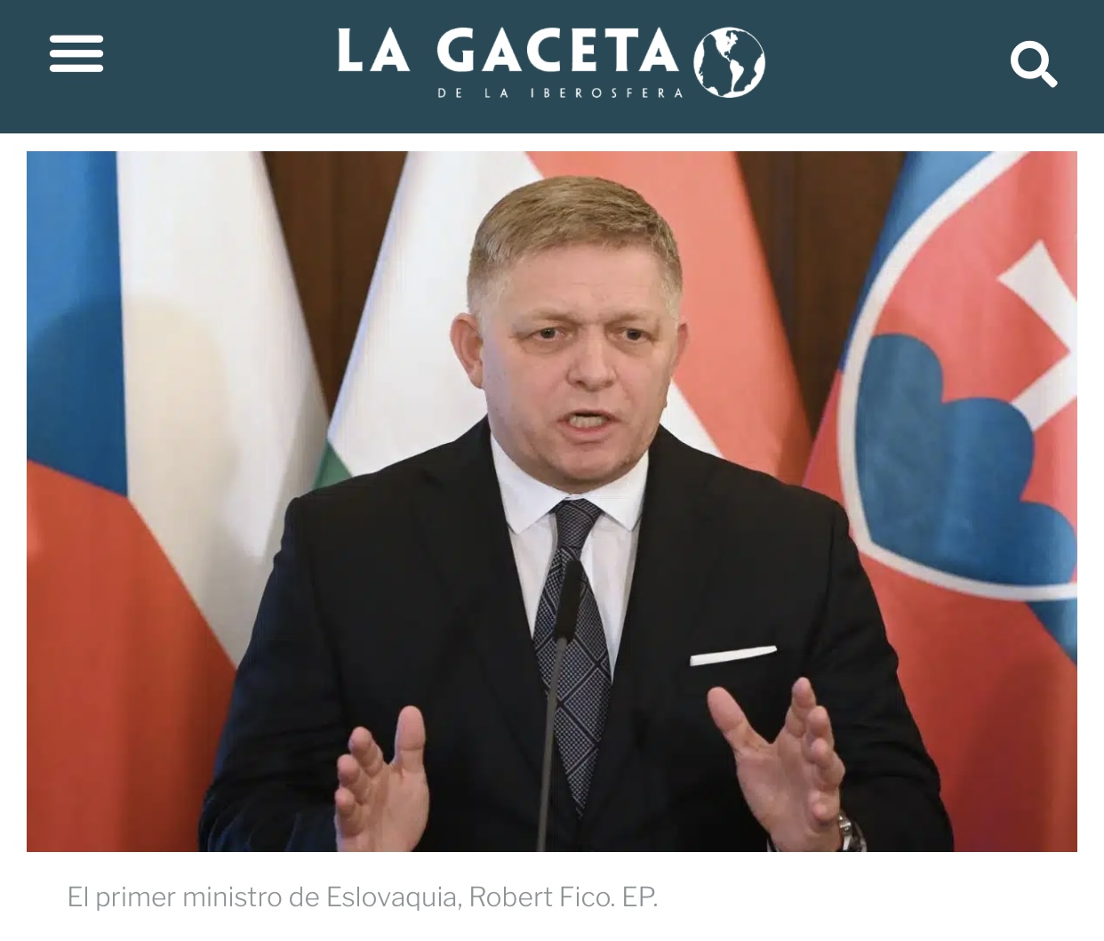 Lgi Herido A Tiros El Primer Ministro De Eslovaquia Robert Fico Zoepost