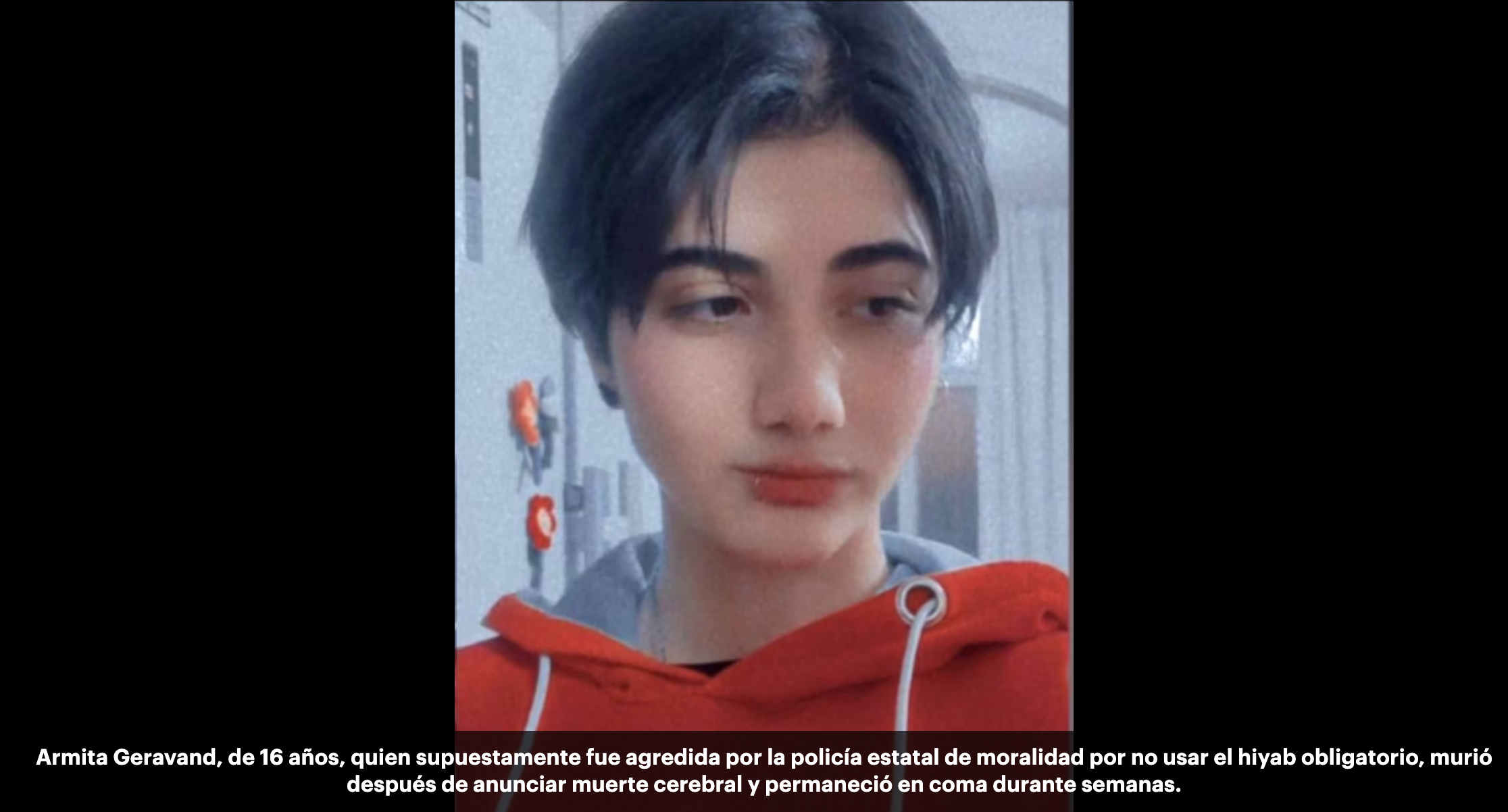 Muere Armita Geravand, la menor iraní agredida en el metro de Teherán ...